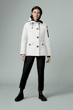 Chamarras Canada Goose Mujer México - Montebello Abrigos Blancos NQ2390576